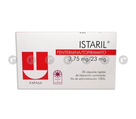 ISTARIL 3,75 MG. / 23 MG. CJ X 30 COMP. REC.