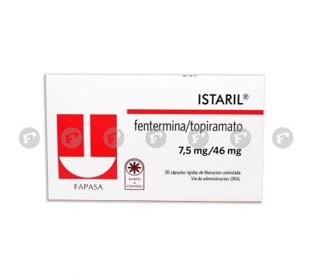 ISTARIL 7,5 MG. / 46 MG. CJ X 30 COMP. REC.
