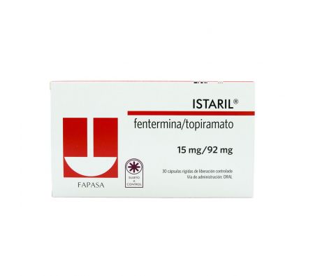 ISTARIL 15 MG. / 92 MG. CJ X 30 COMP. REC.