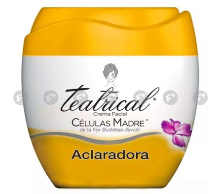 Teatrical crema aclaradora con celulas madre de 100 grs