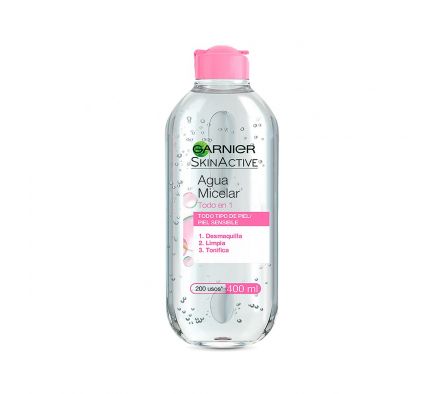 Garnier skinactive desmaq. agua micellar 3en1 de 400 ml