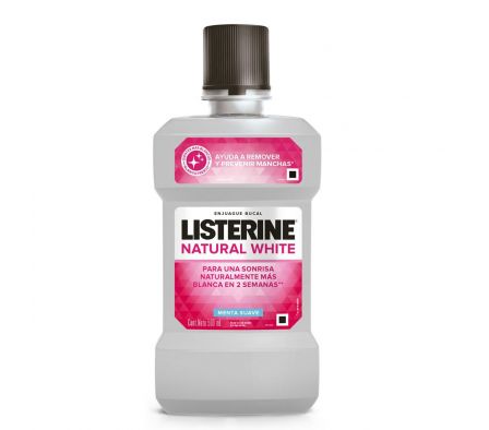 Listerine natural white 500 ml./.