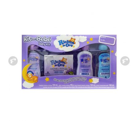 Ricitos lavanda (sha+ja+locion+colonia 4pzas)