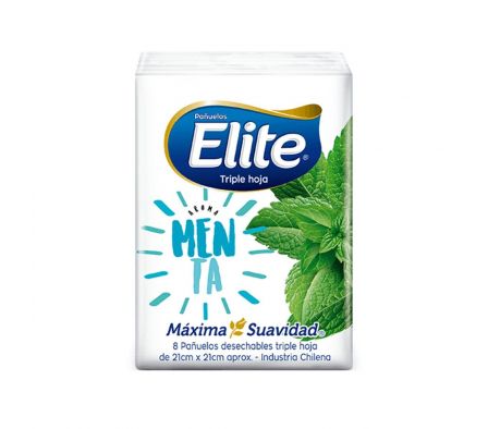 Elite pañuelos triple hojas aroma varios x 8 unidades