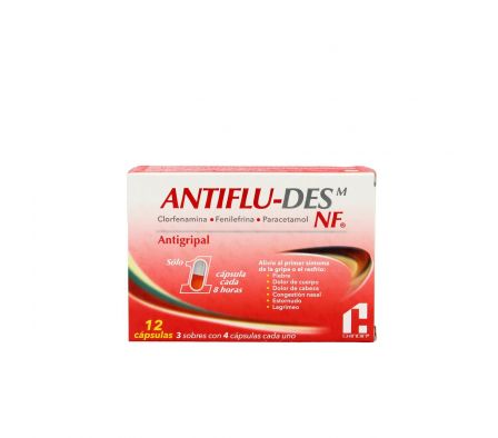 ANTIFLU-DES N.F. CJ X 12 CAPS