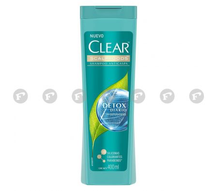 Clear shampoo women detox diario fr.400 ml.
