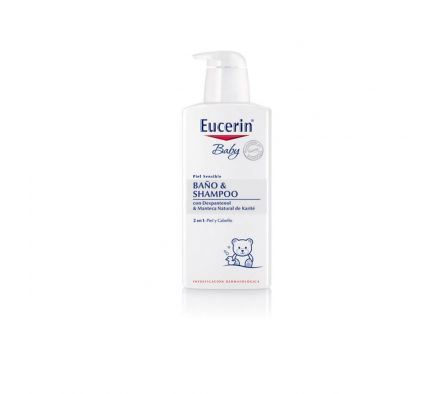 Eucerin baby baño y shampoo todo el cuerpo fr. 200 ml.