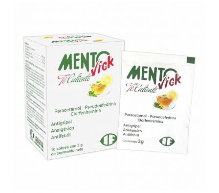 MENTO VICK TE CALIENTE CJ X 10 SOBRES