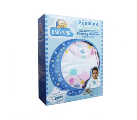 BABY MINK PIJAMA 3 PIEZAS ROSA 3018