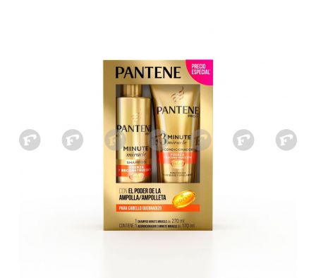 Pantene fuerza y reconstruccion 3mm sh 270 y aco 170