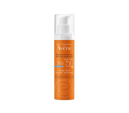 Avene solar fluido spf50 piel normal mixta sin color 50 ml