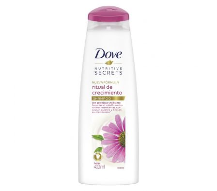 Dove ritual shampo crecimiento frasco x 400 ml