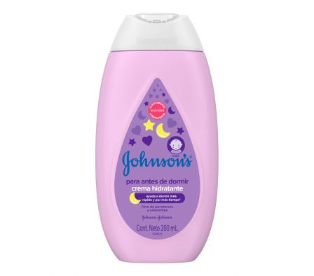 Johnson crema hidratante dulces sueños 200 ml/RN./.