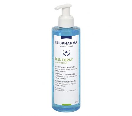 TEEN DERM GEL SENSITIVE FR.  X 250 ML.