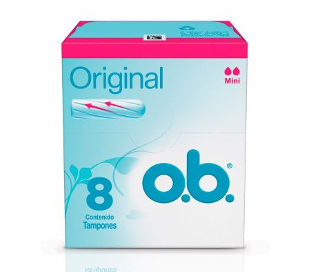 O.B. tampones mini cj8 unid.