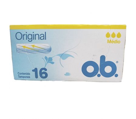 O.B. tampones medio cj16 unid../.