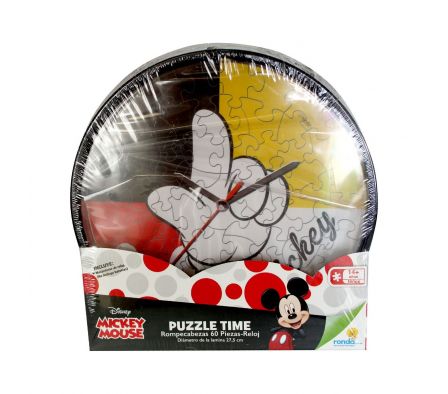 Ronda rompecabezas reloj mickey x 60 pzas