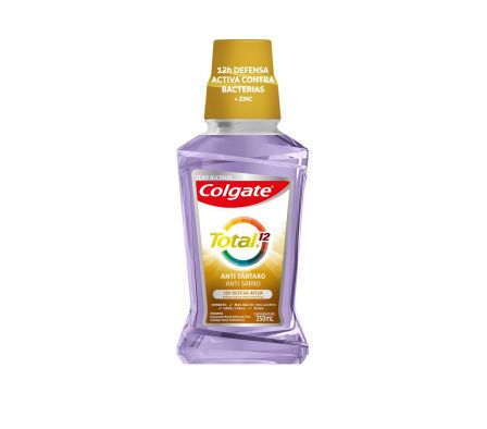 Colgate plax enjuage bucal total anti tartaro 250ml*|