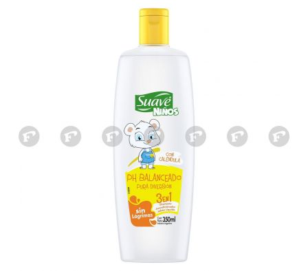 Suave Kids shampoo 3en1 ph balanceado fr.350 ml.