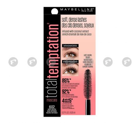 Maybelline mascara total temptation ws very black unidad