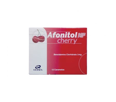 AFONITOL NF CHERRY CJ X 12 CARAMELOS