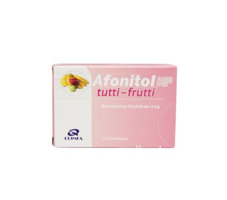 AFONITOL NF TUTTI - FRUTTI CJ X 12 CARAMELOS