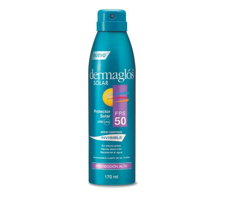 DERMAGLOS SOLAR FPS 50 SPRAY CONTINUO INV. FR. X 170 ML.