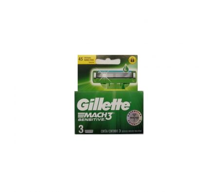 Gillette m3 sensitive repuesto x 3./.