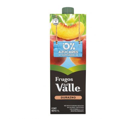 Frugos de durazno 0% azucar 1000 ml