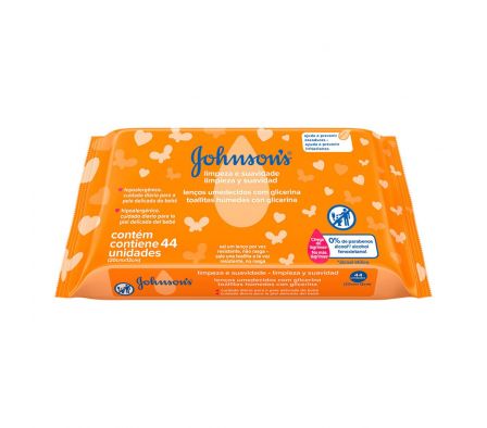 Johnson toalla humedas con glicerina x 44 unid/RN