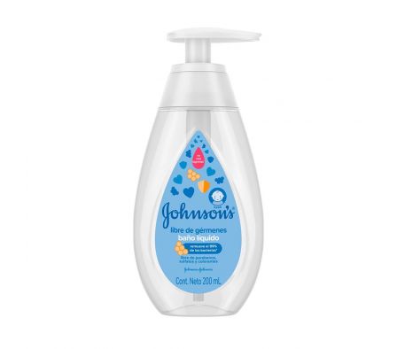 Johnson baño liquido libre de germenes x 200 ml/RN