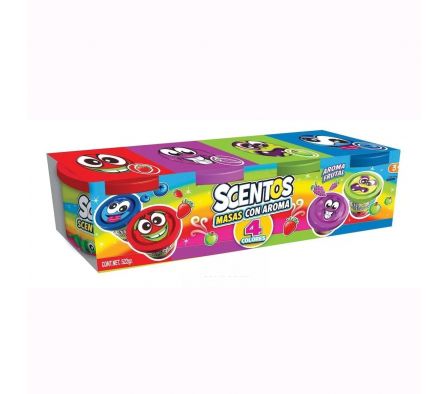 Scentos scented dough 4oz each./.