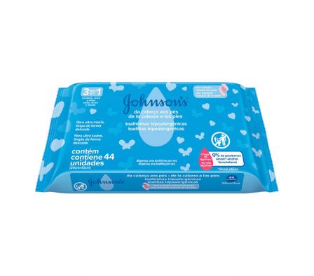 Johnson toalla hum. hipoalergenica de las cabezas a los p/RN
