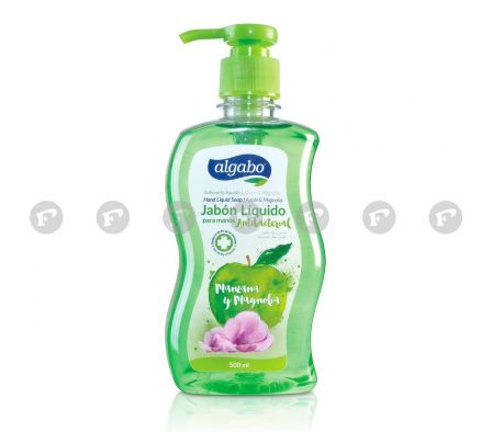 Algabo jabon liquido antibacterial manzana500 ml