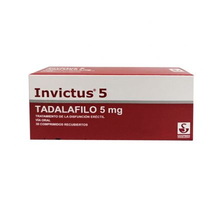 INVICTUS 5 MG. CJ X 30 COMP. REC.