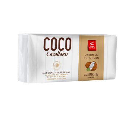 Cavallaro jabon coco x 10