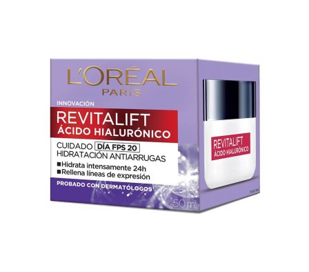 Loreal revitalift acido hialur crema dia frasco x 50 ml
