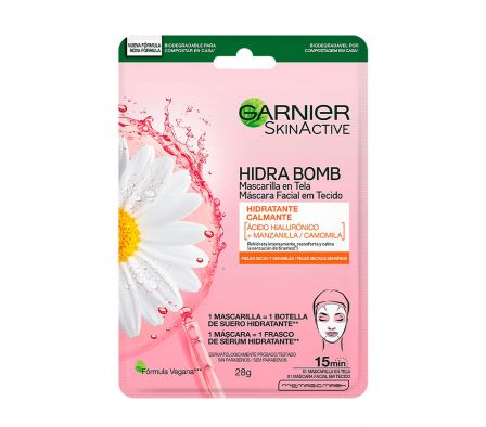 Garnier Skinactive mascarilla tela calmante sachet x 32 gr