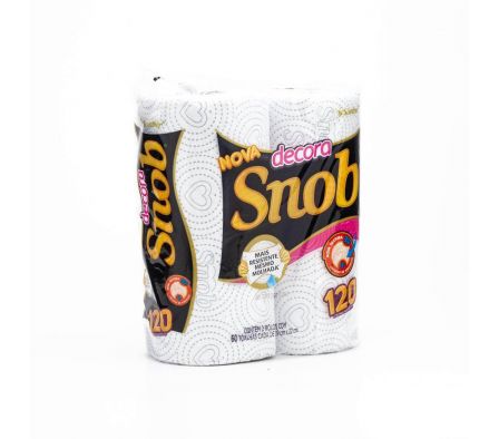 Snob toalla de papel para manos 2 rollos de 60 unidades