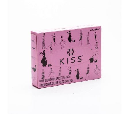 Kiss pañuelos desechables individual x 50 unidades