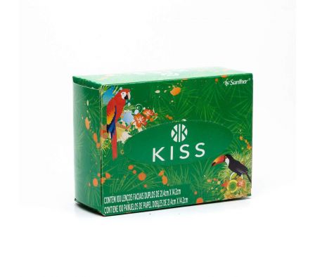 Kiss pañuelos desechables individual  x 100 unidades