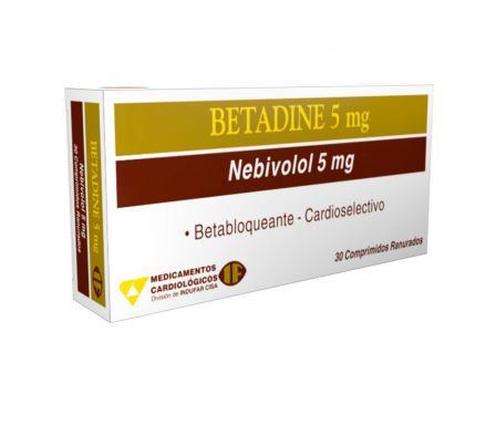 BETADINE 5 MG. CJ X 30 COMP.