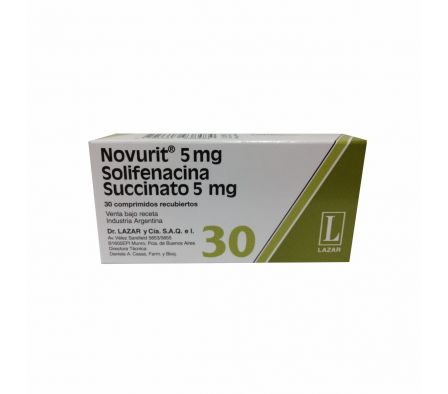NOVURIT 5 MG. CJ X 30 COMP. REC.