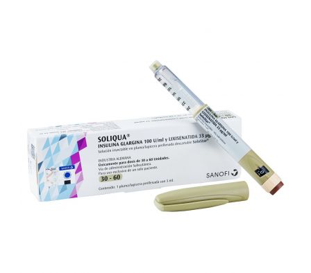 SOLIQUA 30-60 3 ML CJ X 1 LAPICERA PRELLEN.