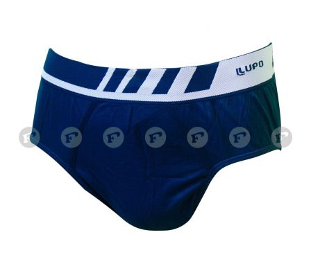 Lupo ropa interior slip microf marino grande./.