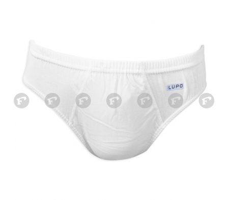 Lupo ropa interior slip algodon blanca mediano 510./.