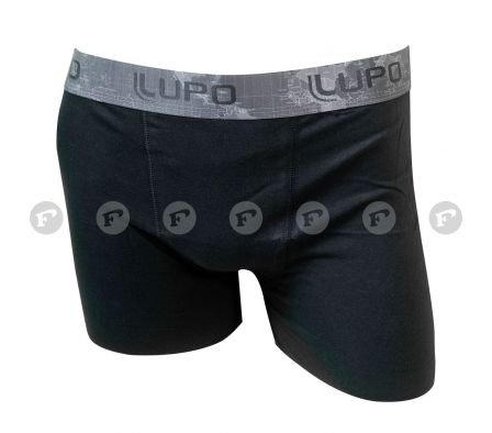 Lupo ropa interior boxer algodon negra eg 393./.