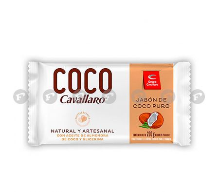 Cavallaro jabon de coco puro lavar 200 gr