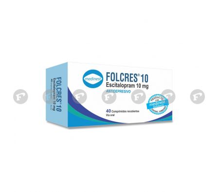FOLCRES 10 MG. CJ X 40 COMP.