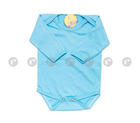 Bea baby body mangas larga celeste 14047